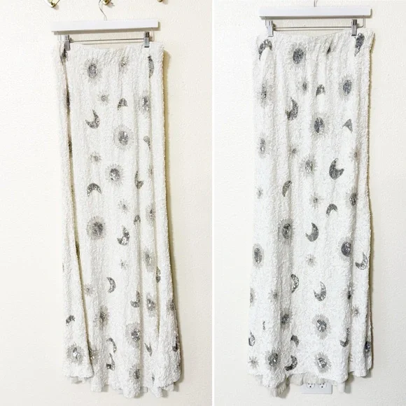 Show Me Your Mumu RSVP Skirt in White Celestial Sequins Allover Embellished XL - Picture 8 of 13